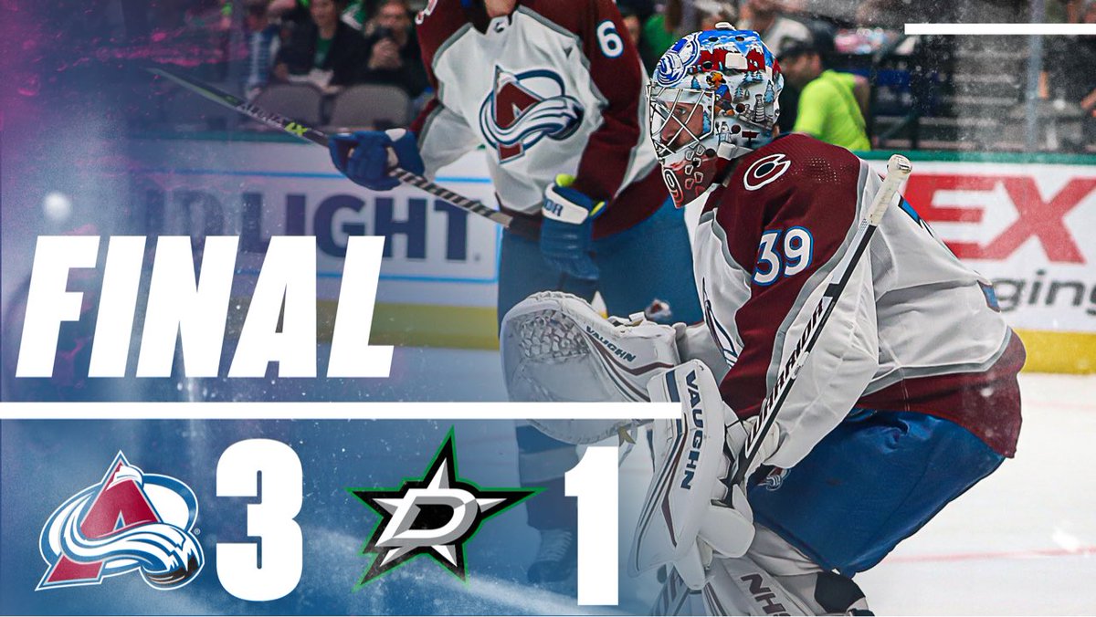 Avalanche's tweet photo. Good night Texas!

#GoAvsGo https://t.co/WTlevX1b9w