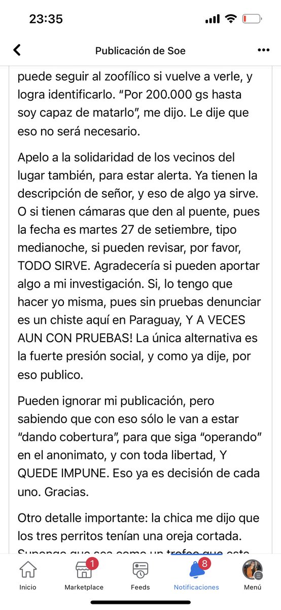 ForcadoKaren's tweet photo. Esto no puede quedar así hay que dar con esta basura de humano 😡  caso Zoofilia zona centro de Asunción 😤 @nanduti  @dameunapatapy @defensanimalpy @DianaCamarasa @edithortizg @jazgaleanopy @defensanimalpy  @hector_rubin https://t.co/dGF9CHzQ7B