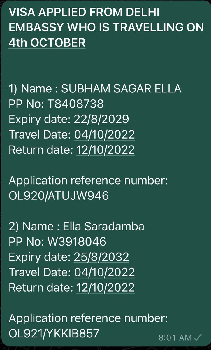 ashishprof002's tweet photo. There is enormous delay in issuing of tourist VISA at Embassy of Malaysia. One of my friend and his family are travelling today from Tiruchirappalli at 8PM flight today and their VISA not arrived. Many  missed flight due to delay
Request Help  @MEAIndia @CPVIndia @MYHCNewDelhi https://t.co/6YGbje6ROY