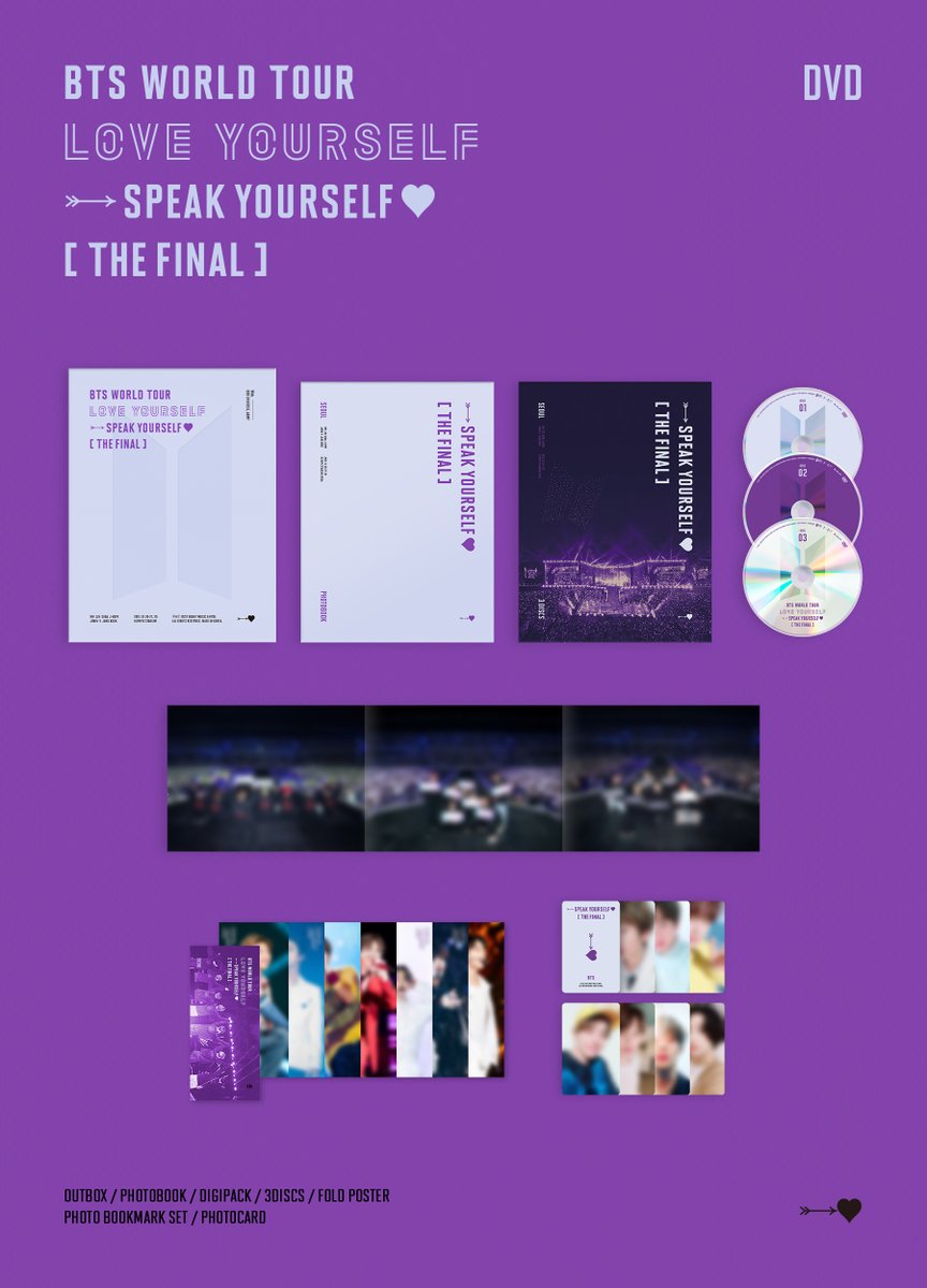 BTS DVD LOVE YOURSELF  SPEAK YOURSELF