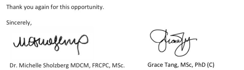 Michelle Sholzberg tweet media