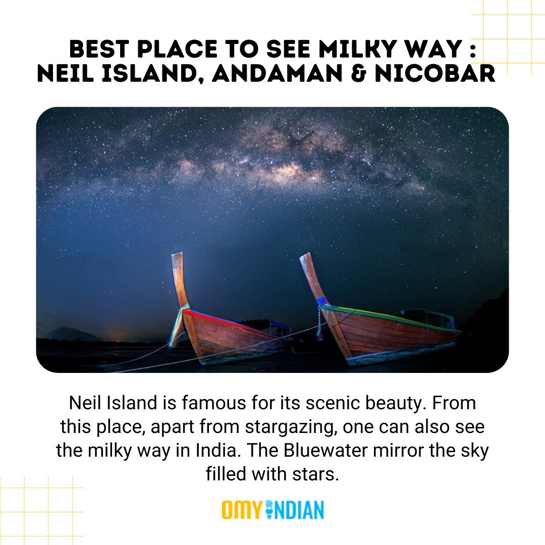 omyindian's tweet photo. Who doesn't love stargazing? โจ Plan to visit the Neil Island with your friends or loved ones, you surely will be awestruck, gazing up above the sky filled with stars. ๐ ๐
#omyindian #STARGAZER #travelphotography #Indian #India https://t.co/VYb9hr7U3K