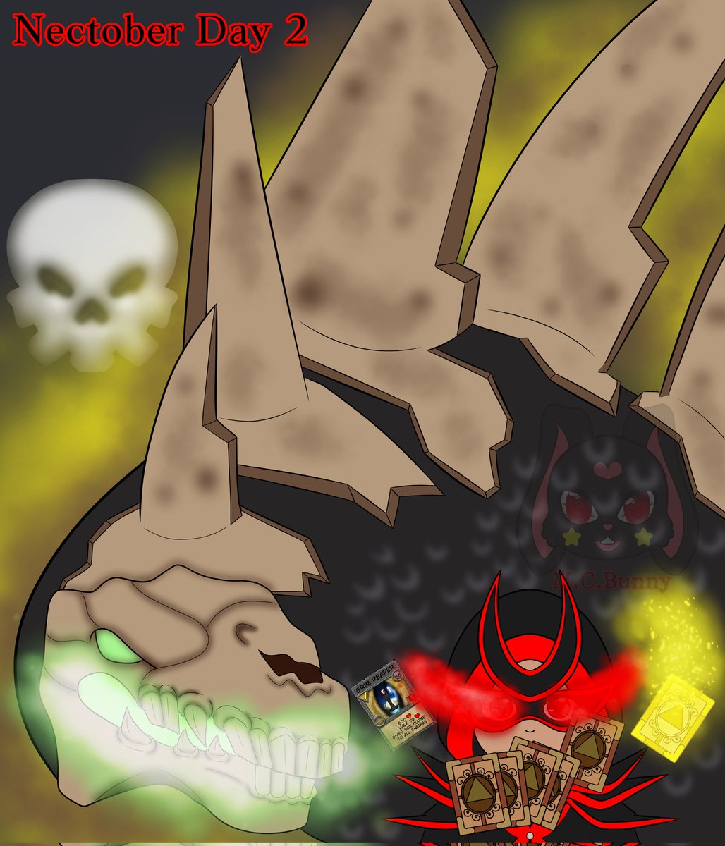 Puttia_TRB's tweet photo. Nectober Day 2: Spell
#digitalart #drawing #event #october #prompt #inktober #nectober  #inktober2022 #wizard101 #deathspell #deathschool https://t.co/sIPWDprWGH
