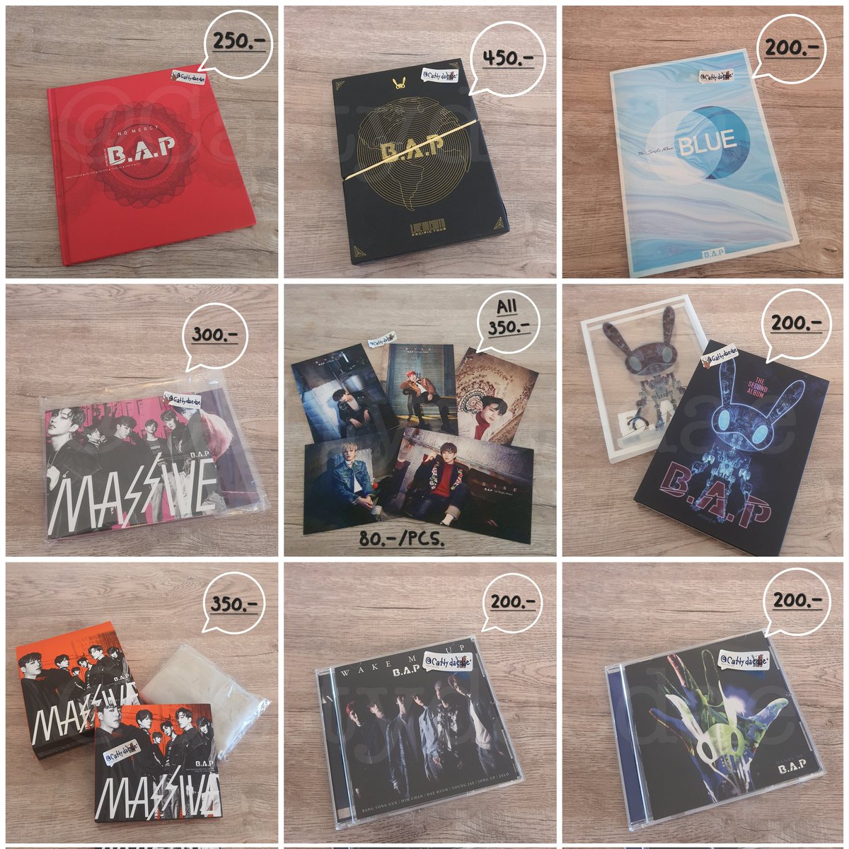 cattydaedae's tweet photo. ⚠️ปล่อยของสะสม/พร้อมส่ง B.A.P⚠️
✅️ราคาตามรูป
✅️ซื้อเยอะมีลด/ของแถม
📩สอบถาม/ขอดูรูปก่อนได้
📦ค่าส่ง 50.- (ถ้าซื้อหลายบั้มขออนุญาตบวกเพิ่มนะคะ)
#BAP #บีเอพี #비에이피 
#ตลาดนัดเบบี้ #ตลาดนัดBAP
#กระต่ายจ่ายตลาด #ตลาดนัดบีเอพี https://t.co/NCzJUWQ5ze