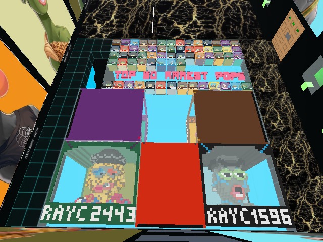 marco_tassotti's tweet image. #RareApepeYC POPs gallery is now open to all, Check it out in Voxels.com parcel 7110 or click the link below. First 100 people to visit and Sign the guest book will receive a Special RAYC POP. The next 500 will be entered in raffle for a POP
voxels.com/play?coords=W@…