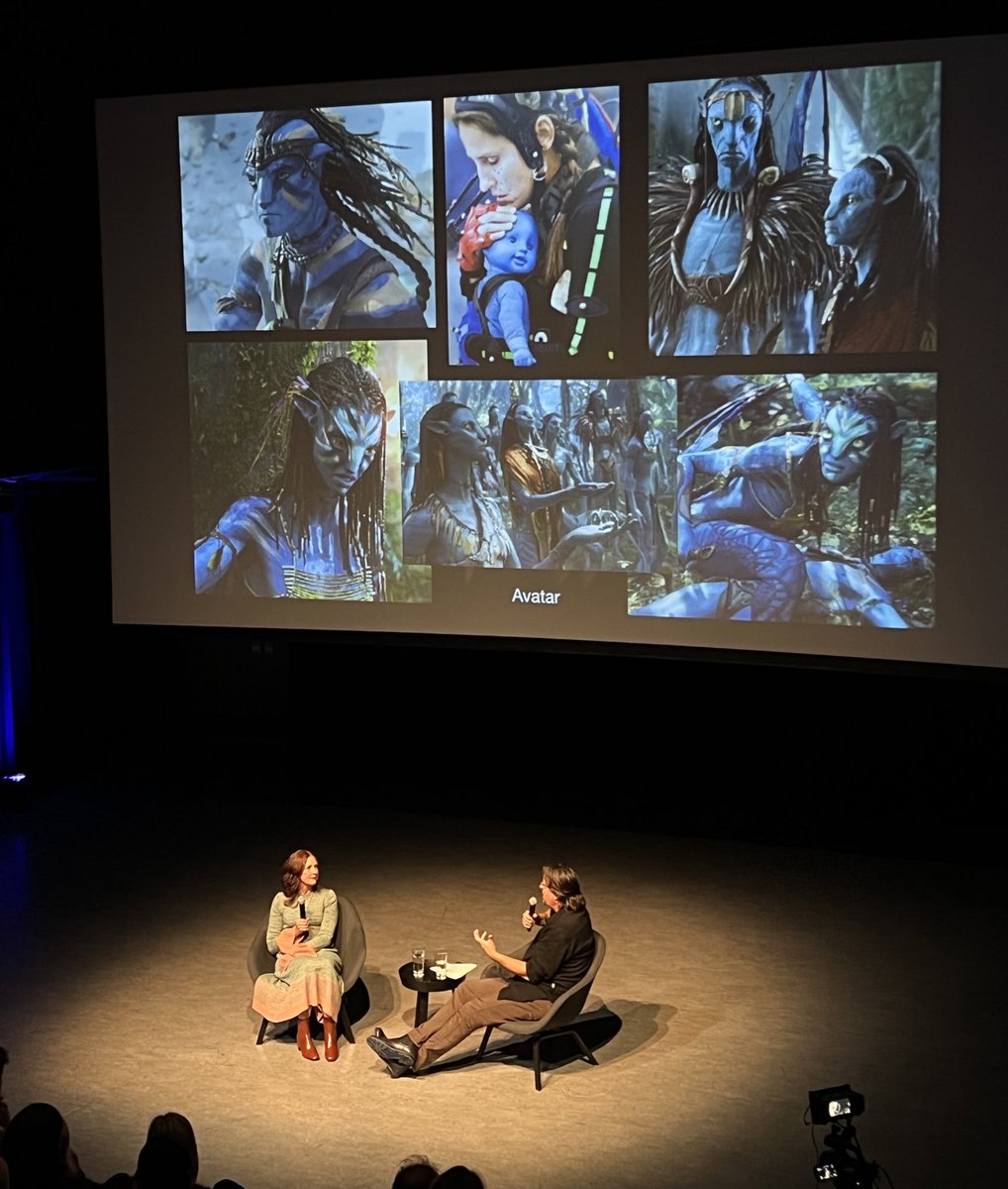 VIFFest's tweet photo. Not to brag…but our audience just got an incredible behind-the-scenes look at Avatar: The Way of Water’s incredible costume department and process. #VIFFTalks https://t.co/E1DpY0o9UV