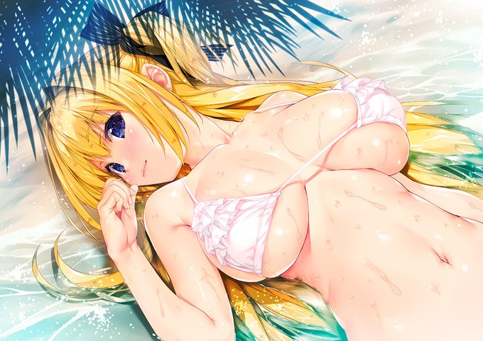 #夏が終わりそうだし今年描いた水着絵を貼ろう 