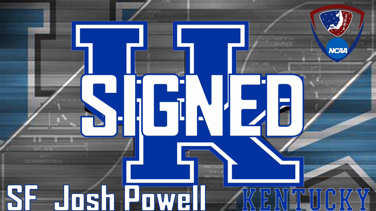 KentuckySgba's tweet photo. And for our brand new 6th man we have…

Josh Powell!

Congrats on making it!

We’ll be holding a event in Kentucky to celebrate this new player and he’ll get to cut the ribbon to open our Youth Training! https://t.co/4y5ZJfOQJ7
