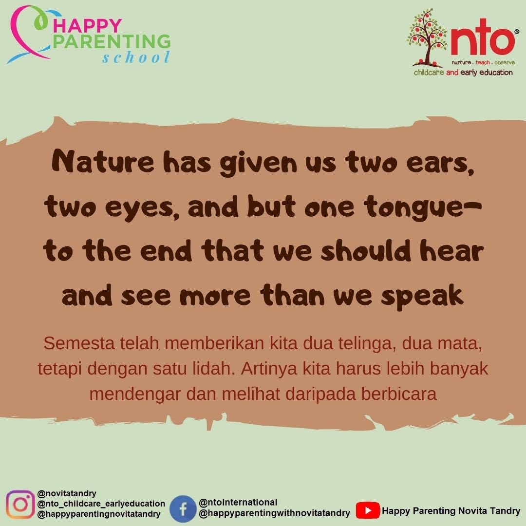 Official_HPNT's tweet photo. Selamat pagi, Daddy Mommy.

#happyparenting #happyparentingwithnovitatandry #happyparentingschool #parenting #tipsparenting #parentingtips #earlychildhoodeducation #nurture #teach #observe #ntodaycare #ntochildcareandearlychildhoodeducation #ntochildcare #daycare #childcare https://t.co/O6pVCQguYx
