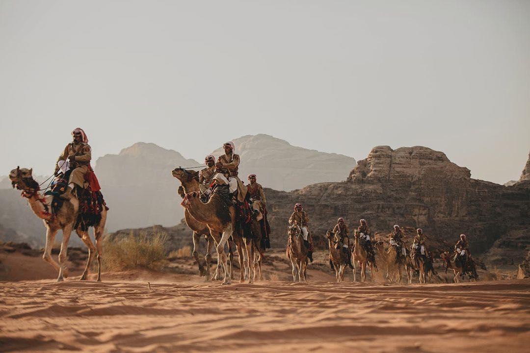 axisdmc's tweet photo. The Al-Hajana troupe is an elite desert police force that you might encounter while visiting Jordan. It is known for its distinctive traditional dress and its camels.
#security #camels #heritage #culture #civilpeace #petra #wadirum #jordanianpolice #nashama #hajana https://t.co/0odJbkEu7f