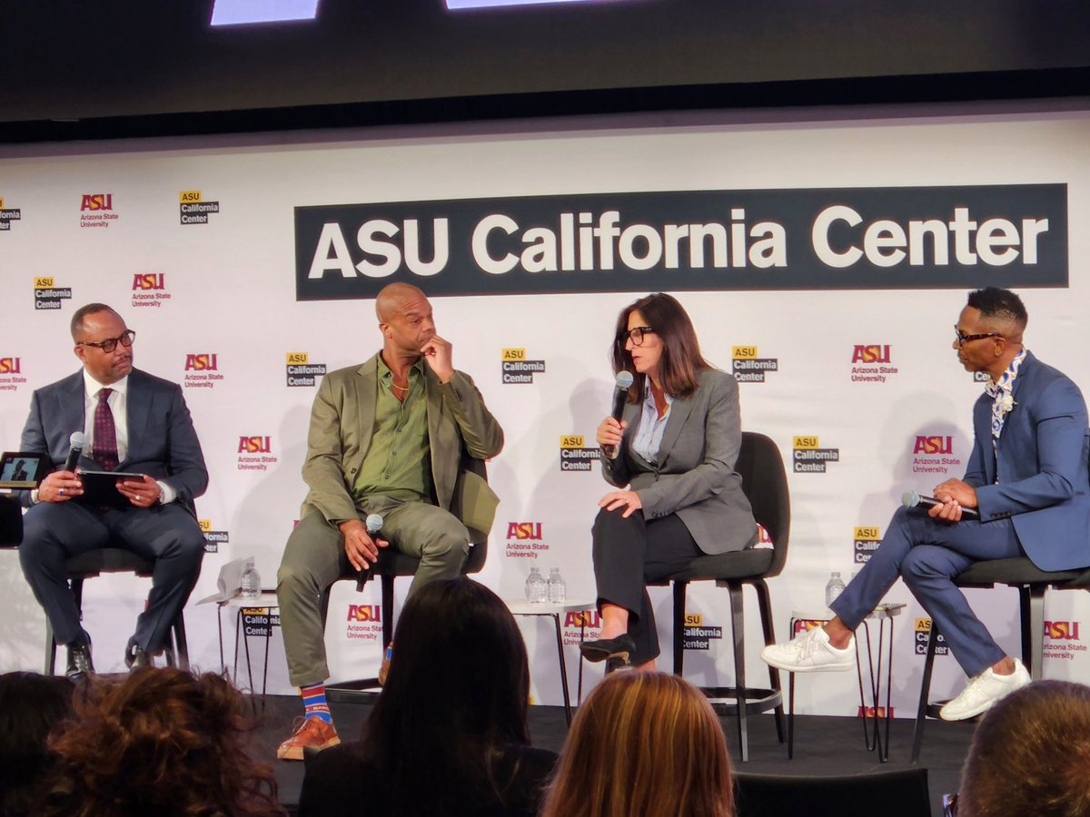 Cronkite_ASU's tweet photo. We had a great conversation tonight on the history of diversity &amp; culture in media with leading voices in journalism &amp; storytelling! Our panelists shared insights on the media’s relationship with diverse communities. Thank you to everyone who joined us at @ASUinCA! 🙌 https://t.co/gZ0revVm9f