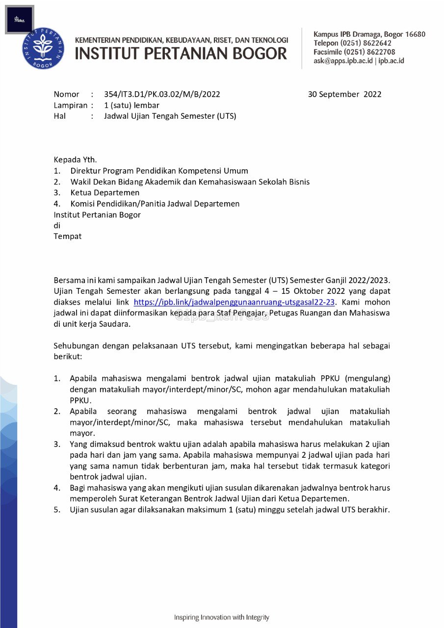 Draft IPB on Twitter: