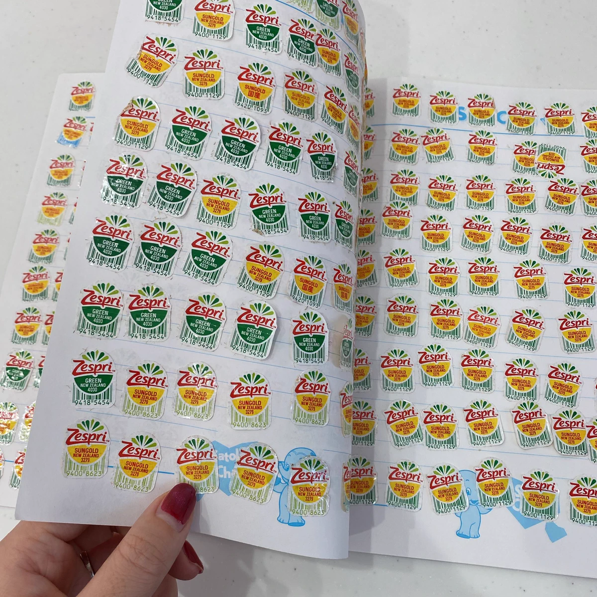 何故集めているの…？！www今まで食べたキウイの数だけあるあのシールに驚き！！