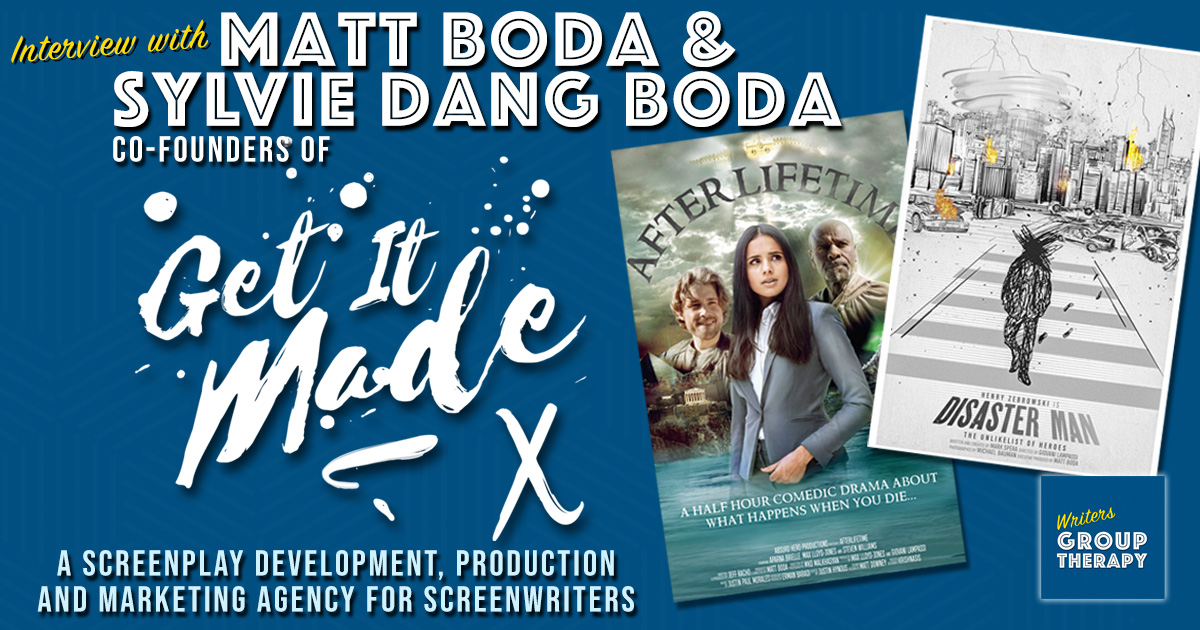 Co-Founders Matt Boda and Sylvie Dang Boda talk about <a href="/GetItMade_LA/">Get It Made</a>, their industry-first, script-to-screen program for #writers. Discount in Show notes for listeners! writersgrouptherapy.com/2022/10/sessio…
#screenwriters #screenwriting #writercommunity #writerslife #mentorship #production