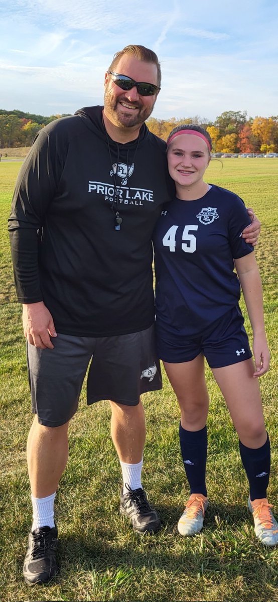I’m honored to have been invited to the 9th grade teacher appreciation soccer game tonight! And Big Lakers win! 💙⚽️💛<a href="/PLGirlsSoccer/">PL Girls Soccer</a>