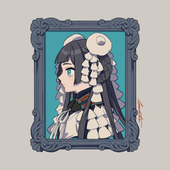 「frills picture frame」 illustration images(Latest)｜4pages