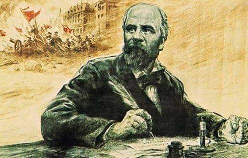tamilmarxorg's tweet photo. #OTD #birthanniversary We celebrate the 206th Birthday of the #Frech Revolutionary, #Anarchist, #Poet, Transport #Worker Eugene Edine #Pottier. Pottier was elected as a member of the #Paris Municipal Counsil #TheParisCommune. 1/2 https://t.co/f2QzRCM7vS