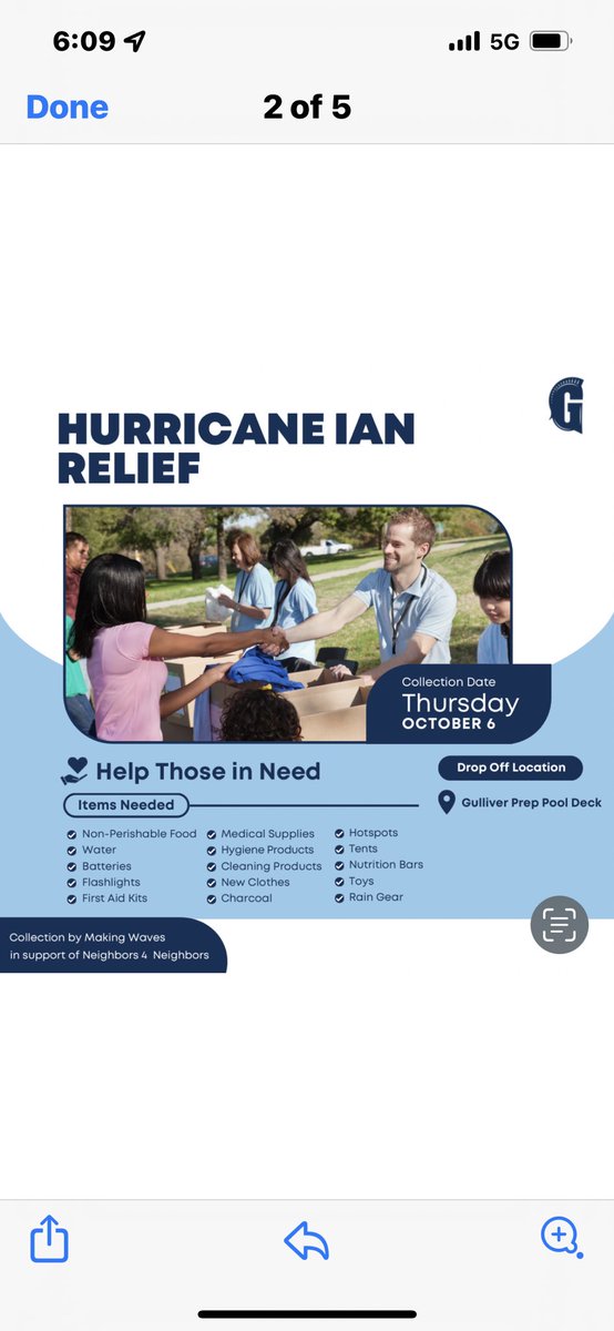 #HurricaneIan #supplydrive #gulliverprep #swimming #unparalleled