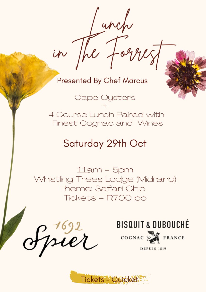 FlavourStudio1's tweet photo. Lunch In the Forrest is back! Get your tickets here : https://t.co/LCusKjapdD https://t.co/6cWYZf6Ymo