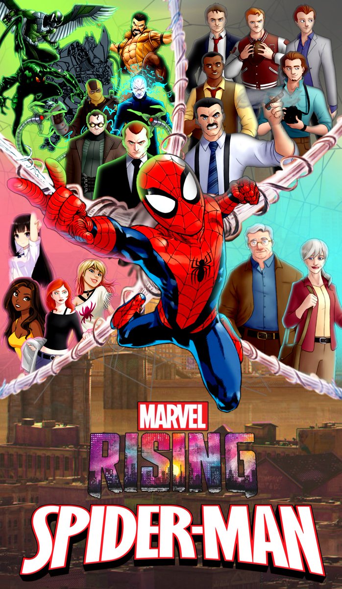 LoganMo33880265's tweet photo. My pitch for a spider-man show that shows peter parker go from a rageful and bitter teen and is all alone. to a man that finally finds happiness and more than have friends but a family. and learn that with great power comes great responsibility. https://t.co/42PoDCx4RQ