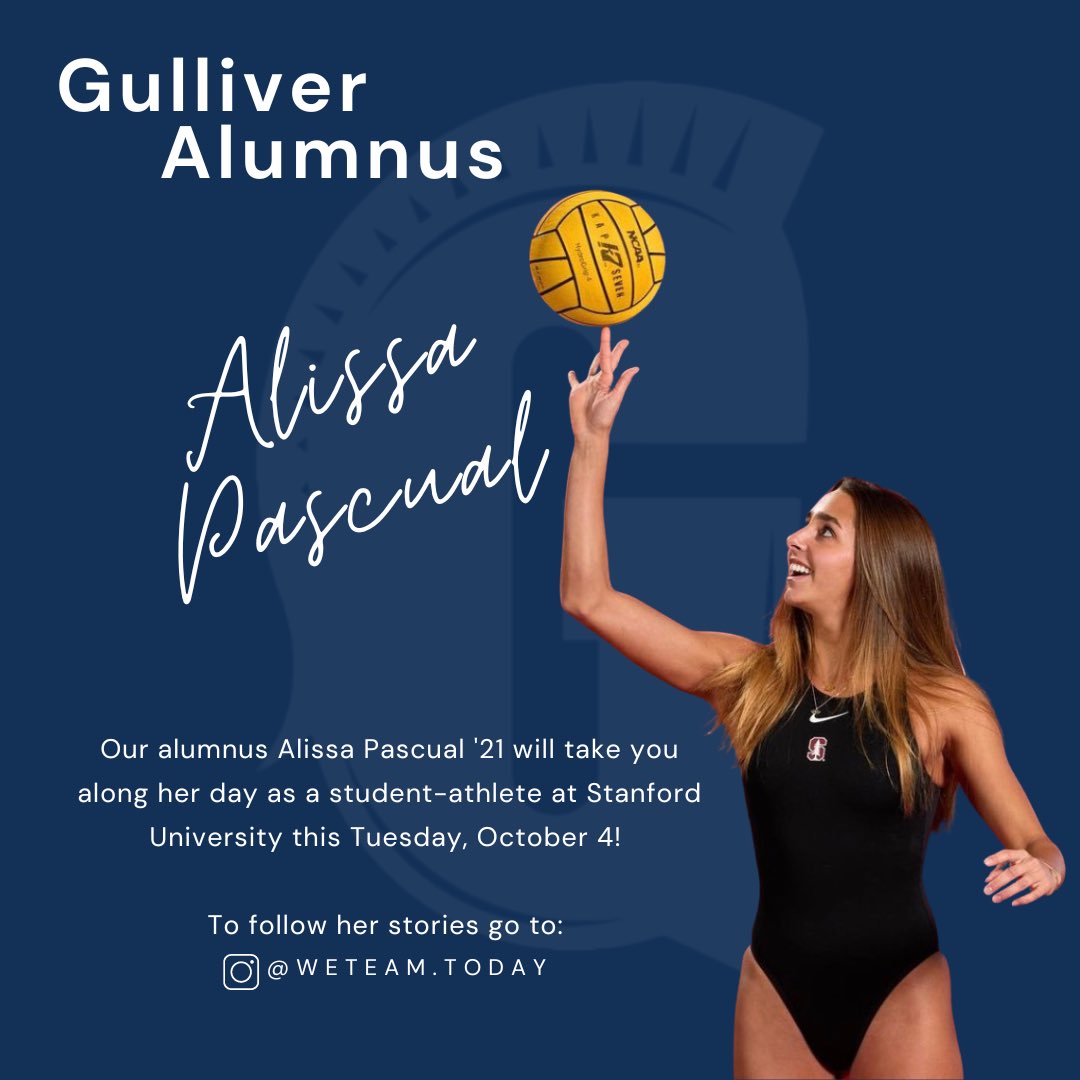 #gulliverprep #swimming #waterpolo #unparalleled #StanfordUniversity #studentathlete