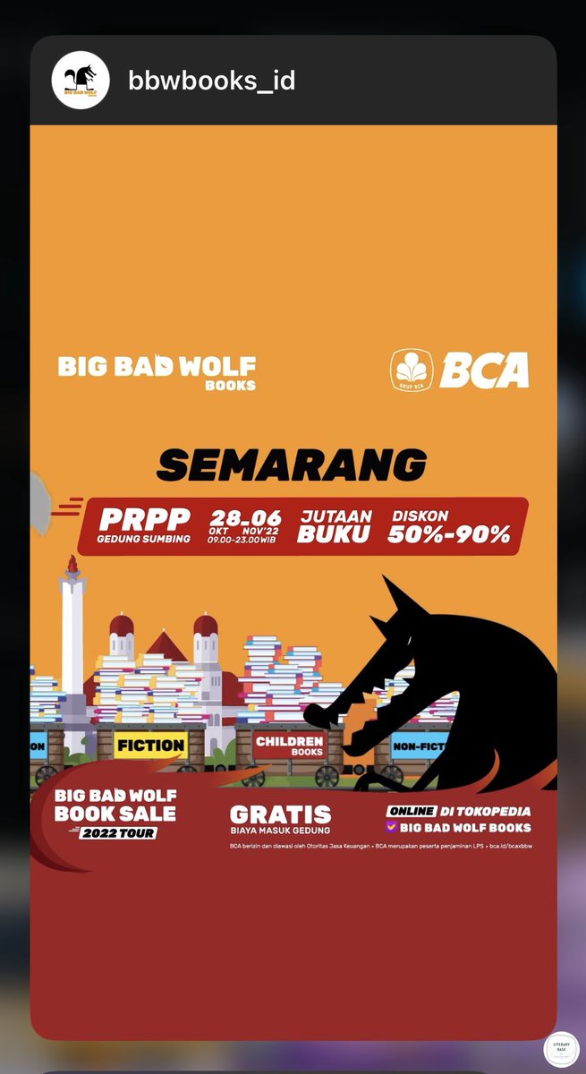 literarybase's tweet photo. /lt BBW SEMARANG NIH GUYS https://t.co/t7oWcNvOw8