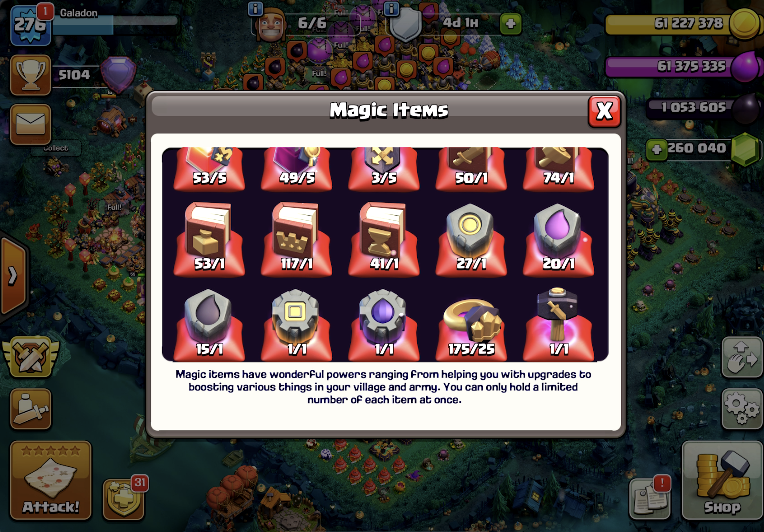GaladonGaming's tweet photo. So much to take in, in one screen shot...
Bring it ON, I am READY for Town Hall 15, WHENEVER it may arrive!
#ClashofClans #GemToMax #UseCodeGaladon https://t.co/FR3dnspBcT