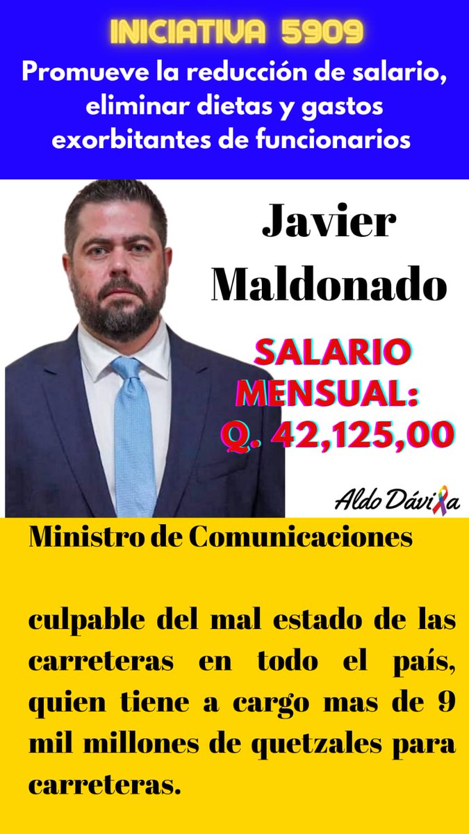 aldodavila_gt's tweet photo. La incapacidad en el manejo de los recursos es evidente al Ministerio de Comunicaciones le asignaron 9 mil millones de quetzales para la construcción de carreteras de los cuales solo ha ejecutado el 48%.

Por eso la red vial está destruida, la población está sufriendo https://t.co/l5mWSMvwMU