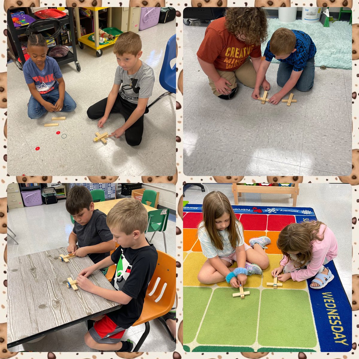 WAESWestASD's tweet photo. Excel students are learning about catapults and levers!  Today, they built a simple model and tested for distance and height by launching a pom pom.  They will plan and create their own design to use in the Catapult Games at the end of the month. https://t.co/ovhJ3GRvgC