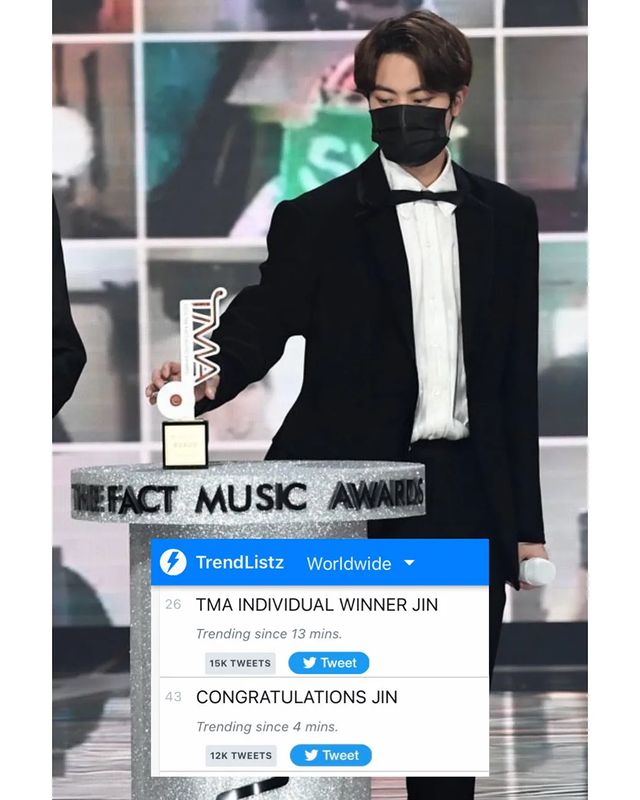 #TMAINDIVIDUALWINNERJIN