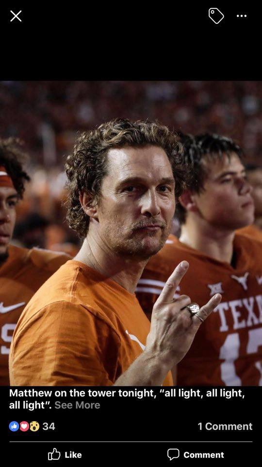 MCastroCalzada's tweet photo. You know time it is? It doesnโt matter. #OUstillsucks. ๐ค๐งก๐ #HookEm Horns!๐ค๐งก๐ @McConaughey @TexasExes and @HouTexasExes #TexasOUWeekend #HornsUp https://t.co/L0mmf7fR8T