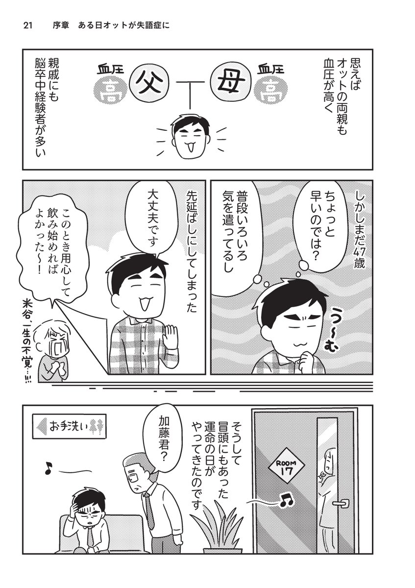 『こう見えて失語症です』(米谷 瑞恵/主婦の友社)
本日発売です!

担当さんと著者さんが「読みたい人に届くように…」と序章の公開許可してくれました!!熱いぜ!!
この本が必要な方に届きますように!!(2/3)

https://t.co/JZlFY31Pl3 