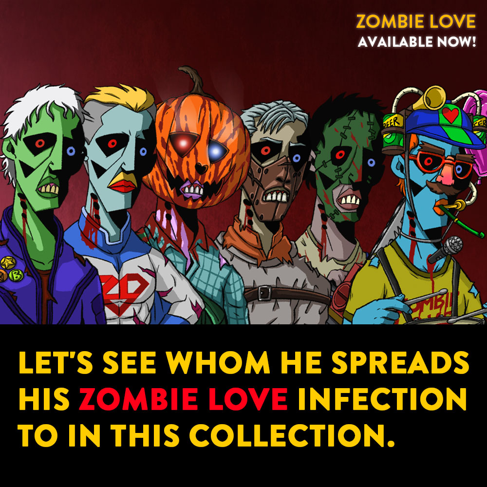Yes! Spooky Season👻choose the one you 🫶
Available Now opensea.io/collection/zom…

#zombielove #NFTCommmunity #NFTshill
