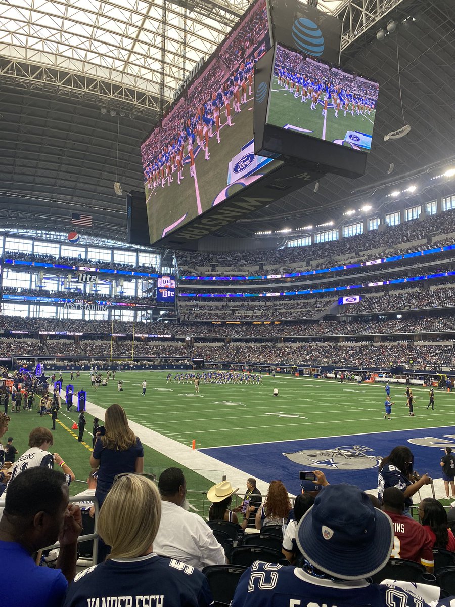 perryjan3's tweet photo. The best day ever in Arlington TX at the AT&amp;T Stadium watching my boys whip Washington’s A$$!!!!!!! #DallasCowboys #DC4L #TrueFan #CowboyNation https://t.co/l8EYzAyiIb