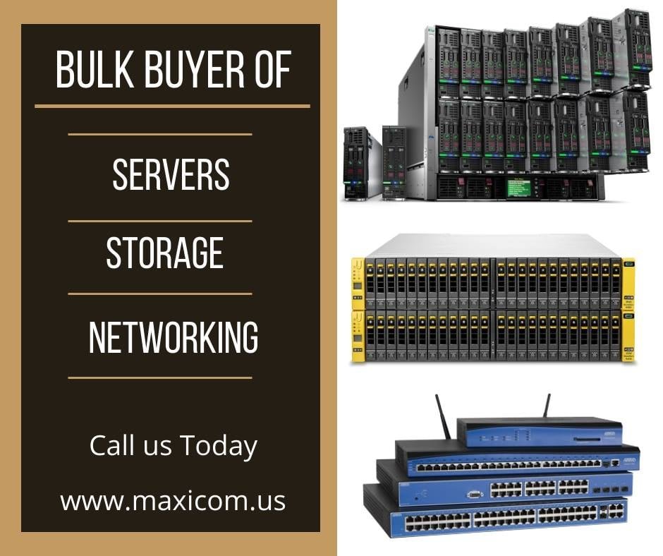 MaxicomIndia's tweet photo. Maxicom India, Bulk Buyer Of Servers, Storage And Networking-

If you have any stock of used/refurbished Servers, Storage and Networking then contact us at https://t.co/M4FL12oTdF

#sellnetworkingequipment #sellusedstorage #sellnetworking #selloldservers #maxicomus https://t.co/Me6bW07i7K