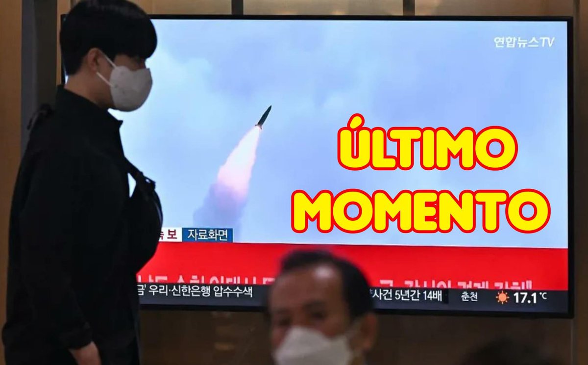 BaluarteTv's tweet photo. Corea del Norte parece haber lanzado un misil. Refúgiense en el interior de los edificios o bajo tierra", dijo el gobierno japonés en una inusual alerta emitida a las 07:29 del martes (22:29 GMT del lunes).
Por:#BBCNewsMundo
#BaluarteTv
#NoticiasDeHoy https://t.co/OUjaESmqtp