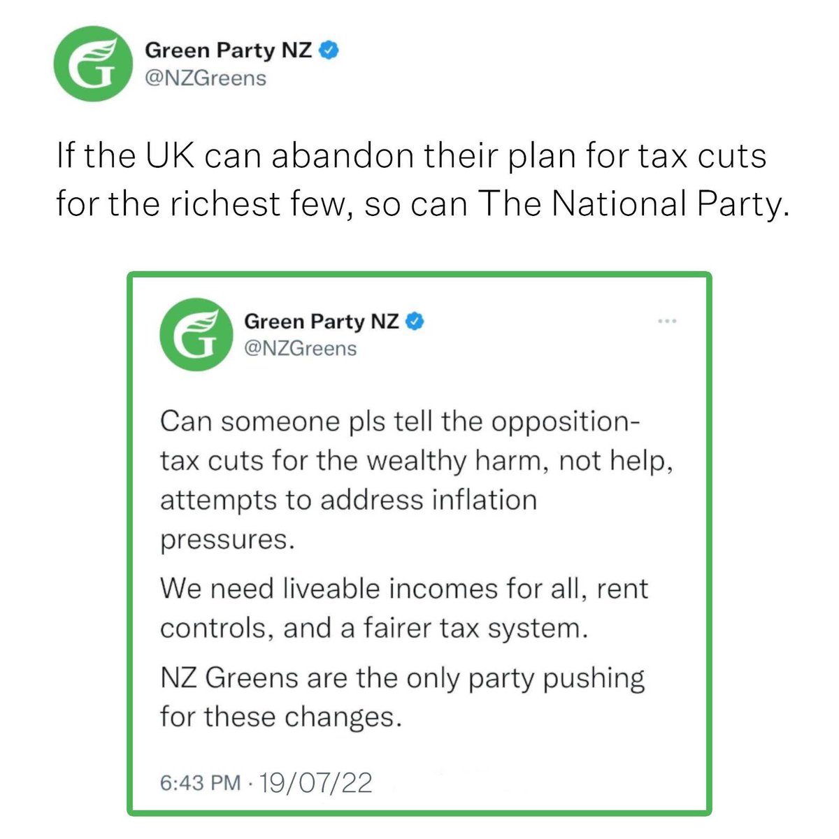 Green Party NZ tweet media