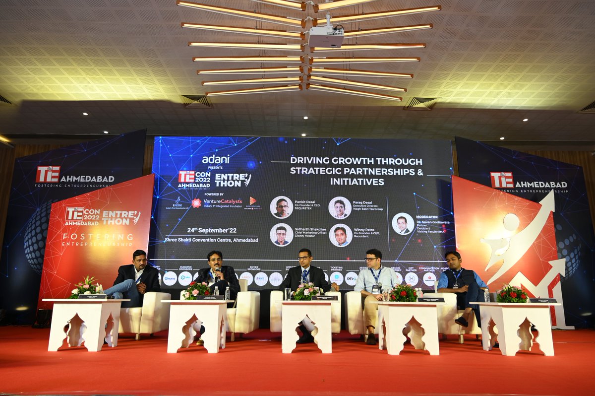 sequretek_sqtk's tweet photo. Sharing a few clicks from the TiECON 2022 Ahmedabad!
@tieahmedabad @GvflLimited @unicornindia @desai_pankit
#business #technology #innovation #sequretek #growth #startup #network #partnerships #brand #ahmedabad https://t.co/aGIZsokV10