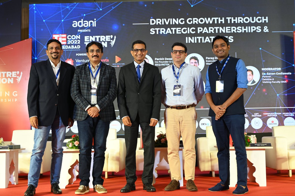sequretek_sqtk's tweet photo. Sharing a few clicks from the TiECON 2022 Ahmedabad!
@tieahmedabad @GvflLimited @unicornindia @desai_pankit
#business #technology #innovation #sequretek #growth #startup #network #partnerships #brand #ahmedabad https://t.co/aGIZsokV10