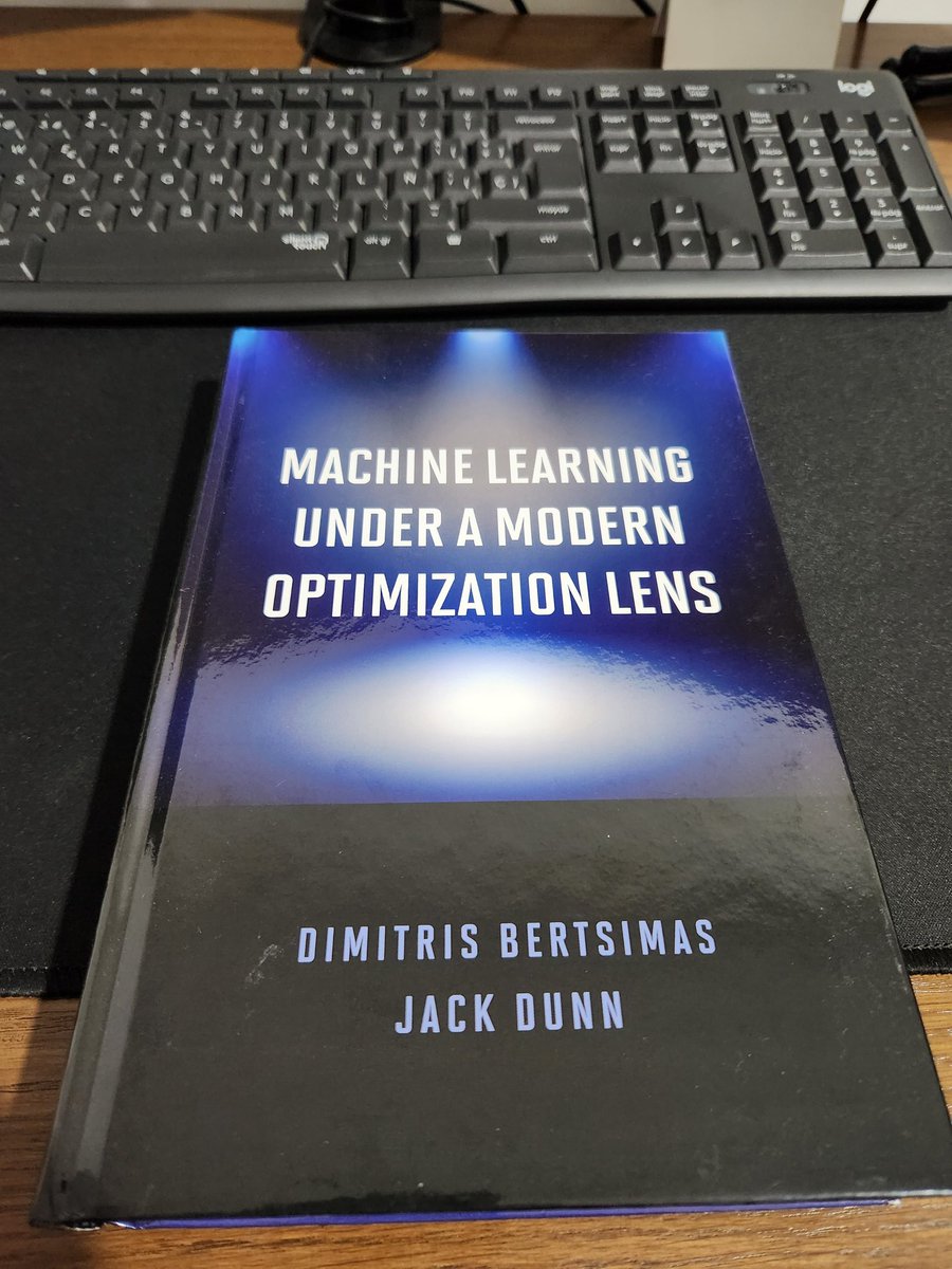 I love my new book. #optimization #machine #learning