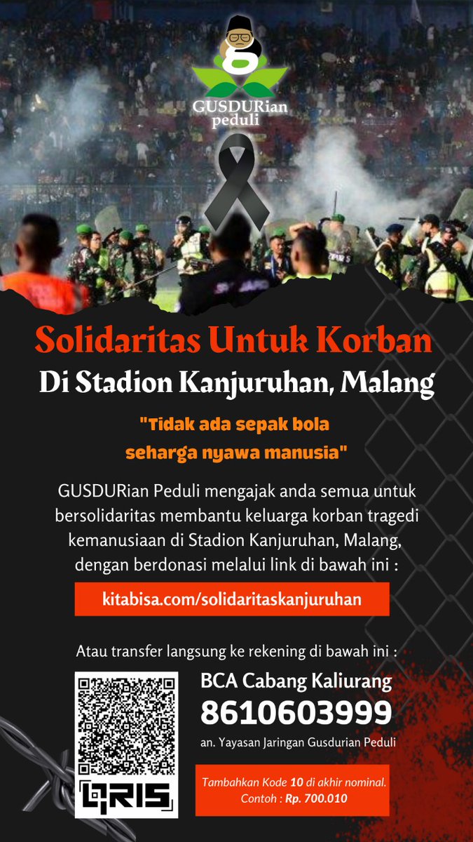 AlissaWahid's tweet photo. Uluran kasih sayang teman2 semua sudah mulai kami hantarkan kepada keluarga korban #TragediKanjuruhan. 
Tidak akan bisa menghilangkan duka, tapi setidaknya mereka tahu, mereka tidak sendiri. 

Terimakasih, orang baik...

@gusdurianpeduli @GUSDURians https://t.co/BhPThqw9cT