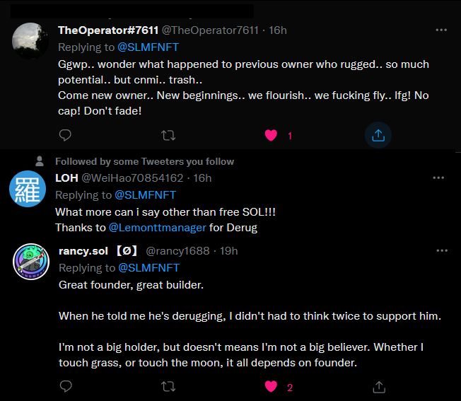 SLMFNFT's tweet photo. 3 winners with the best comments walking away with 100 $SLMF each (worth 0.33 Sol each) 

More events and giveaways in our discord !!
Links in Bio

<3 https://t.co/HtLGGAKGln