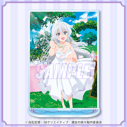 魔女の旅々　ソレオス　B2布ポスター 魔女の旅々 イレイナ B2布ポスター クラウドファンディング