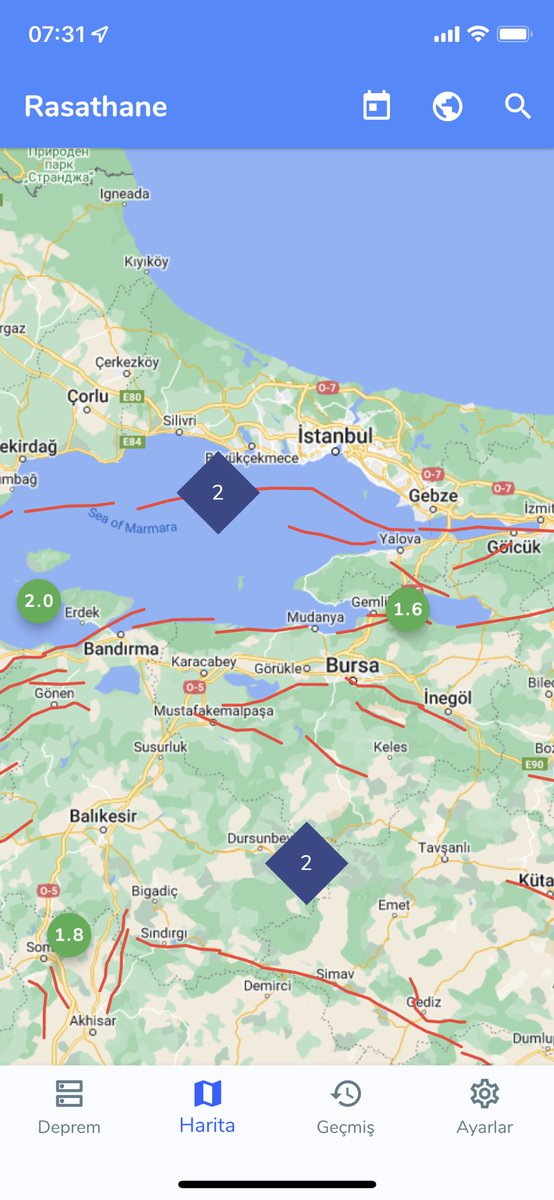 Arkadaşlar, dün gece Marmara Denizinde min. 7,2 deprem beklediğimiz Kumburgaz fay kolu üzerinde 3,1 deprem oldu. Küçük ama yeri bakımından önemli. Sevgiyle