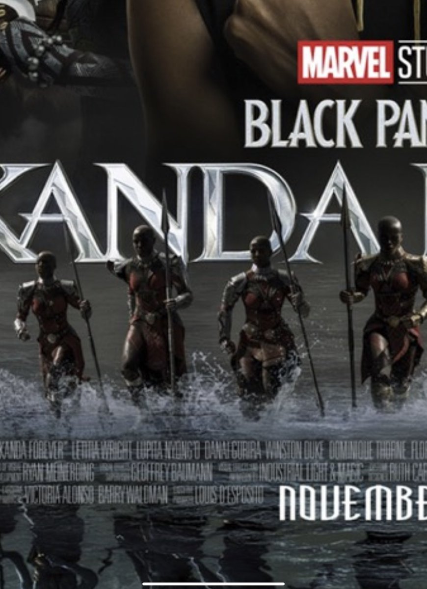 HollywoodLadyj's tweet photo. Yeah, Iβm ON the poster. Long journey but itβs here! π
πΎββοΈπ₯ππΎ I November 11th πΏπ¬π₯ #blackpantherwakandaforever #BlackPanther #WakandaForever #MarvelStudios #MCU #superhero #DoraMilaje #Nomble #Janeshia #warrior #BlackPanther2 #RIPChadwick #StanLee #comicbooks #culture #popculture https://t.co/5IBL2S5Rwh