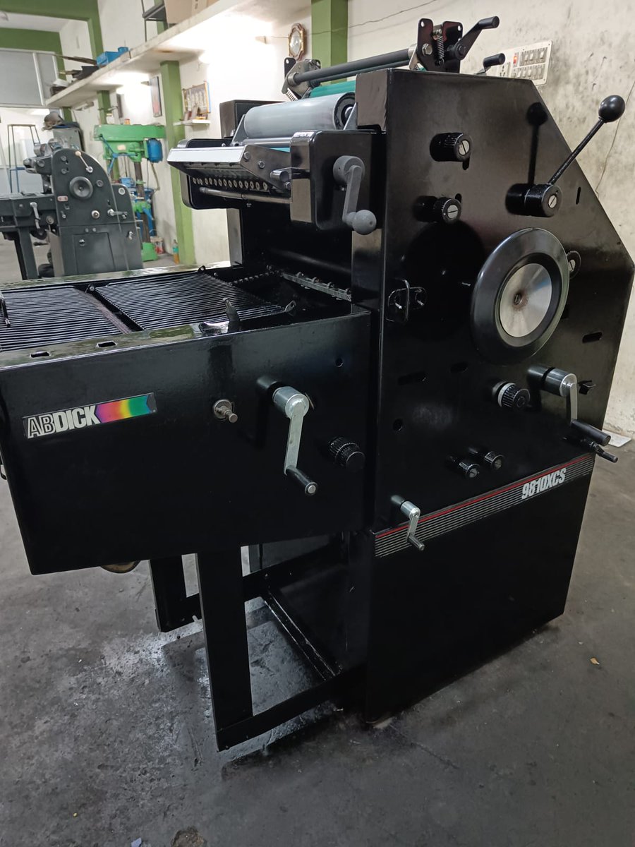 BoodhuRamu's tweet photo. The AB Dick 9810 CD (size 13 x 18); the first press I worked on

25 years ago, TechNova launched Novadom. Low-cost plate replacement for aluminium PS plates. Simply brill. Bagged India a GATF Award

Remember doing Novadom trials on mini offset kit + conducted a mini offset survey https://t.co/hOs8w89GtP