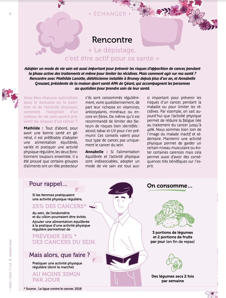 Octobre Rose mag Un mois en ville
Brunoy