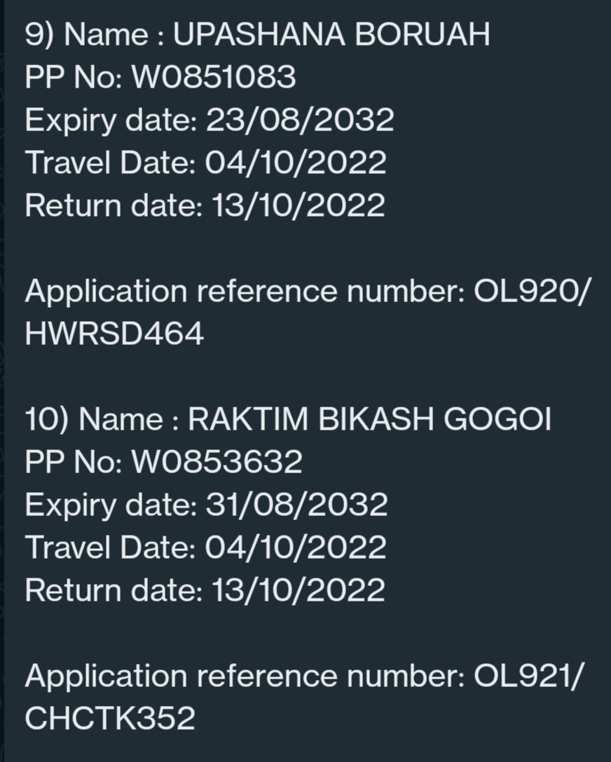 upashana135's tweet photo. Hi Team,

Today we have a flight to Malaysia but we haven't received our visa yet and also tickets are non refundable. Please help us to get our visas as soon as possible. 
@MEAIndia @CPVIndia @MYHCNewDelhi https://t.co/9tVaEOs4Jn