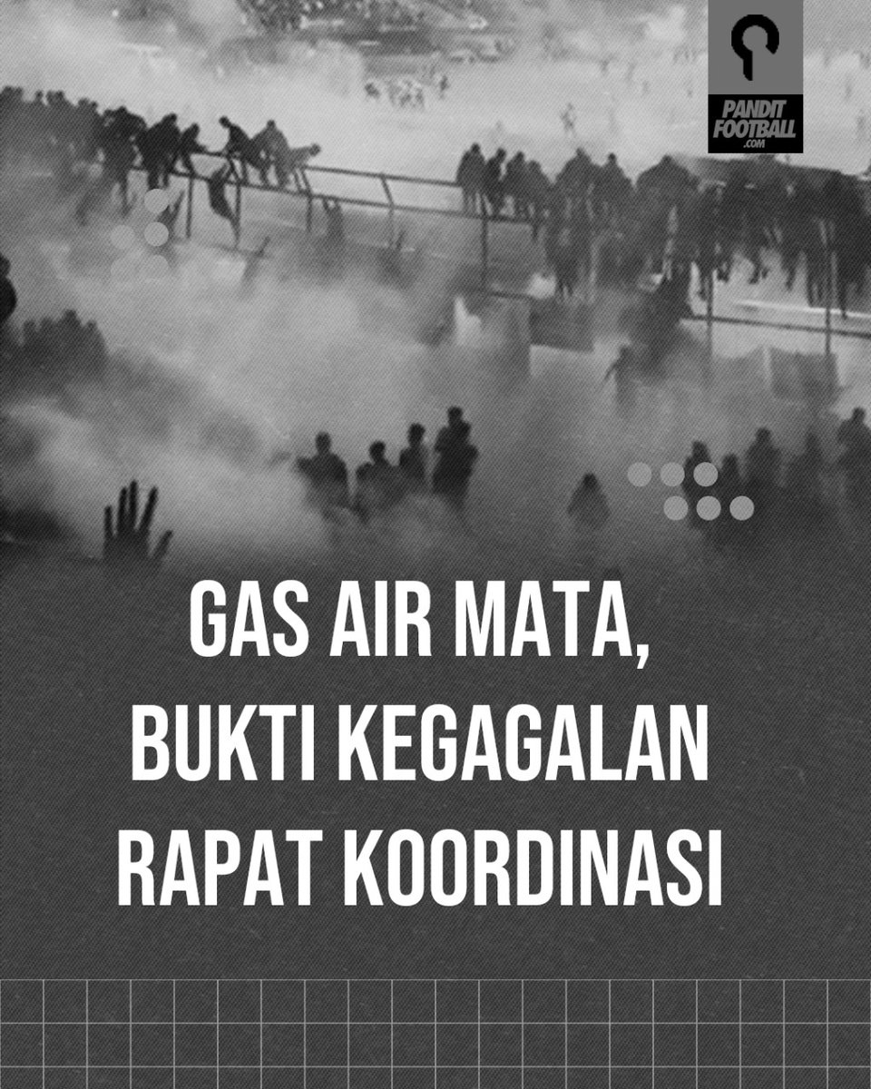 Penembakan gas air mata ke arah tribun jelas melanggar aturan FIFA. Ini bukti kegagalan koordinasi antar otoritas yang terlibat dalam pertandingan.