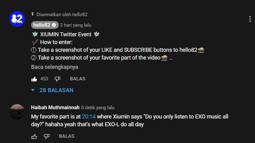 milkyuu9's tweet photo. @hello82official @weareoneEXO My favorite part is at 20:14 where Xiumin says "Do you only listen to EXO music all day?" hahaha yeah that's what EXO-L do all day.
Thank you @hello82official for giveaway!!

🔗 https://t.co/nJgyIC4m1Q

@weareoneEXO  
#XIUMIN #hello82 #XIUMINxhello82 #BYOB_XIUMIN https://t.co/QAGf8zPnjT